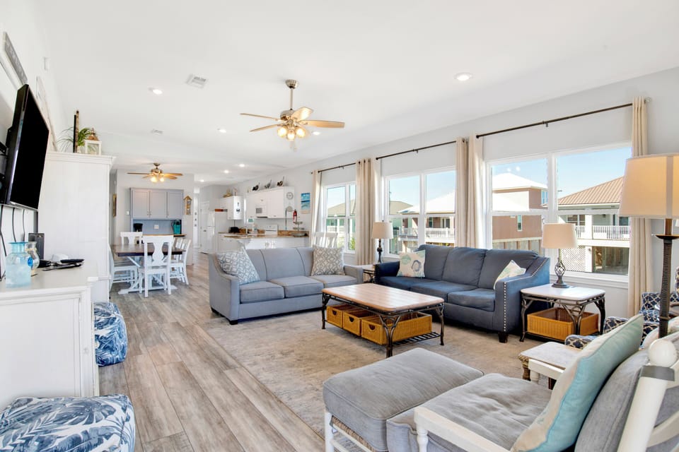 Bright open concept living