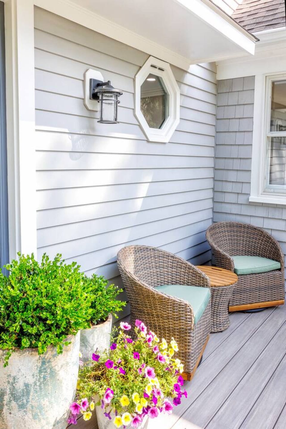 Enjoy Morning Coffee on the Front Deck