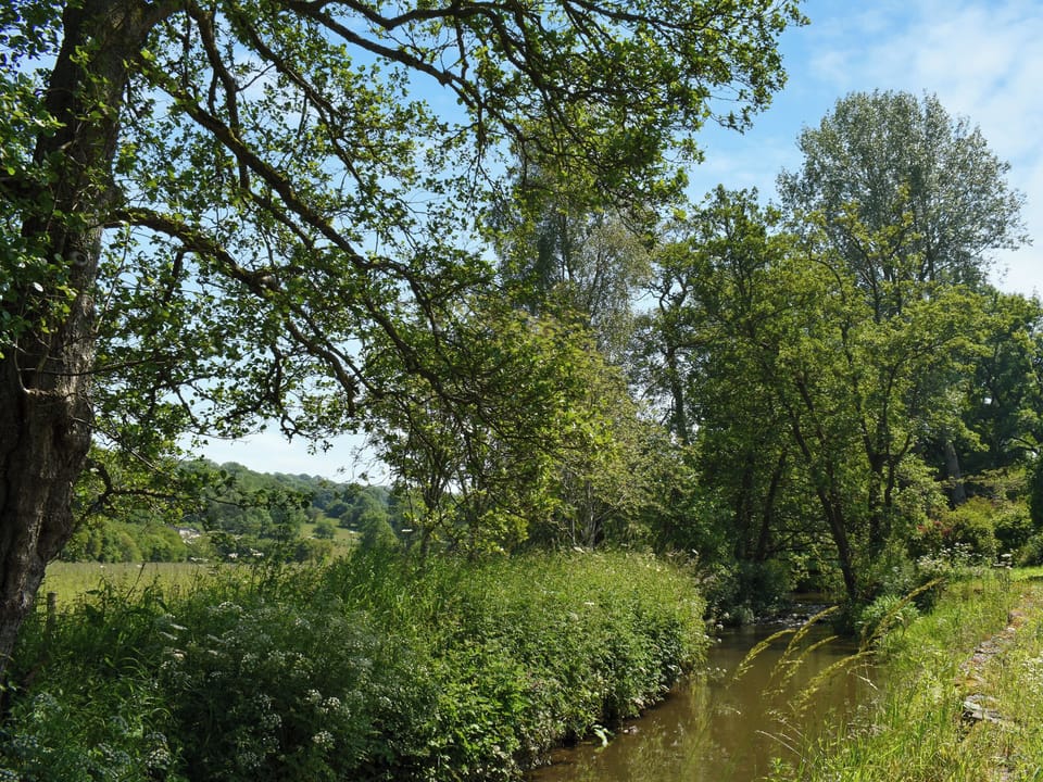 Outdoor area | The Gate House, Creigiog Mill, Llanarmon-Yn-Ial