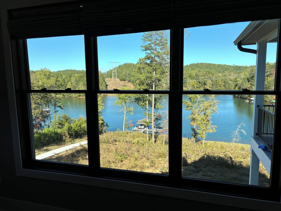 Lake view from master