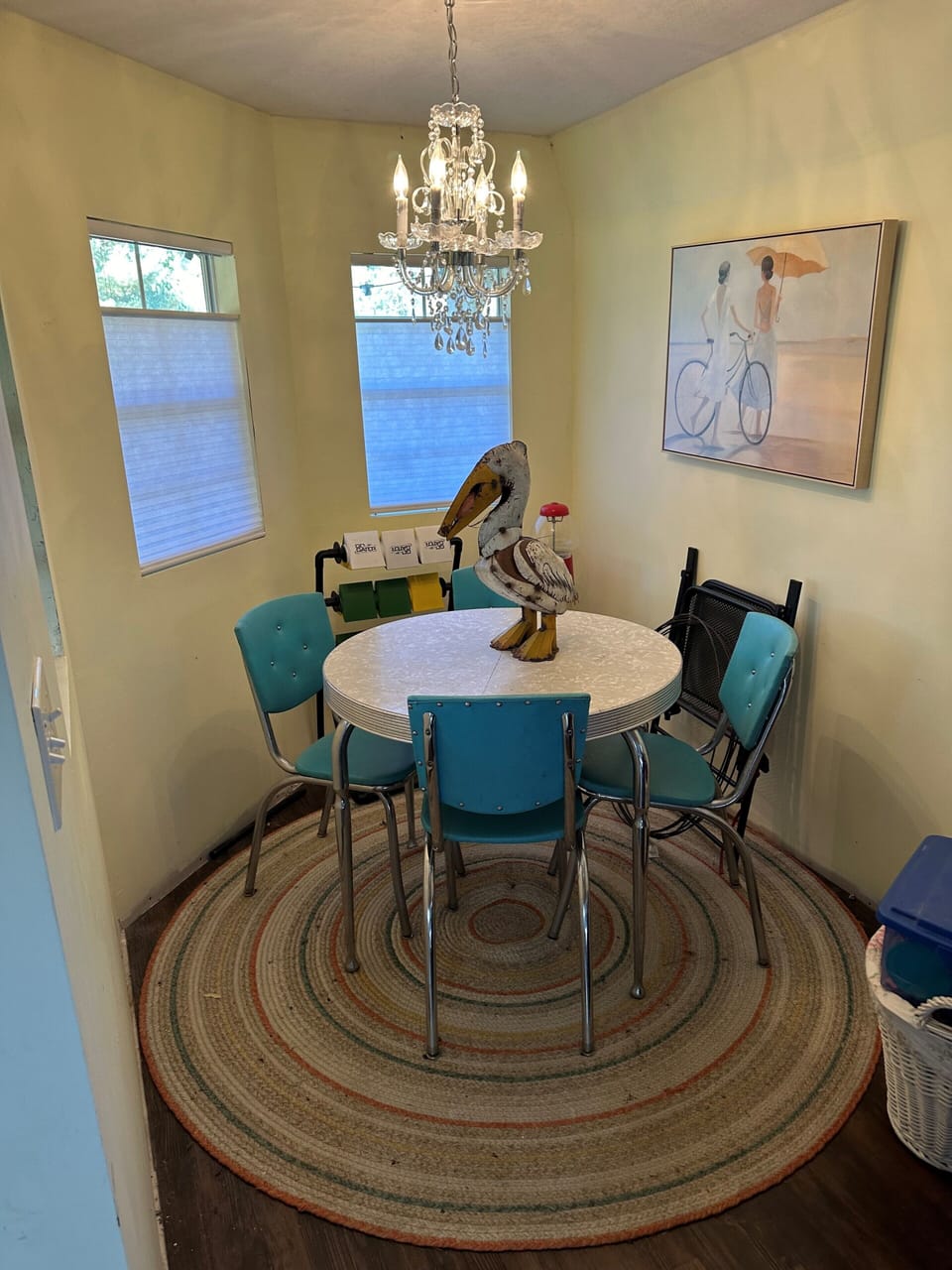 Dining room in shed
