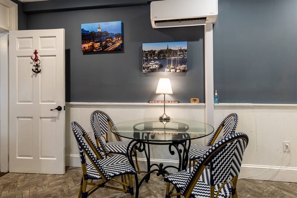 Enjoy a family meal around the eat-in kitchen table with seating for 4.