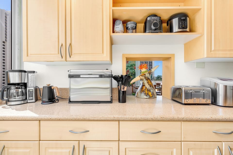 kitchen equipped with premium appliances