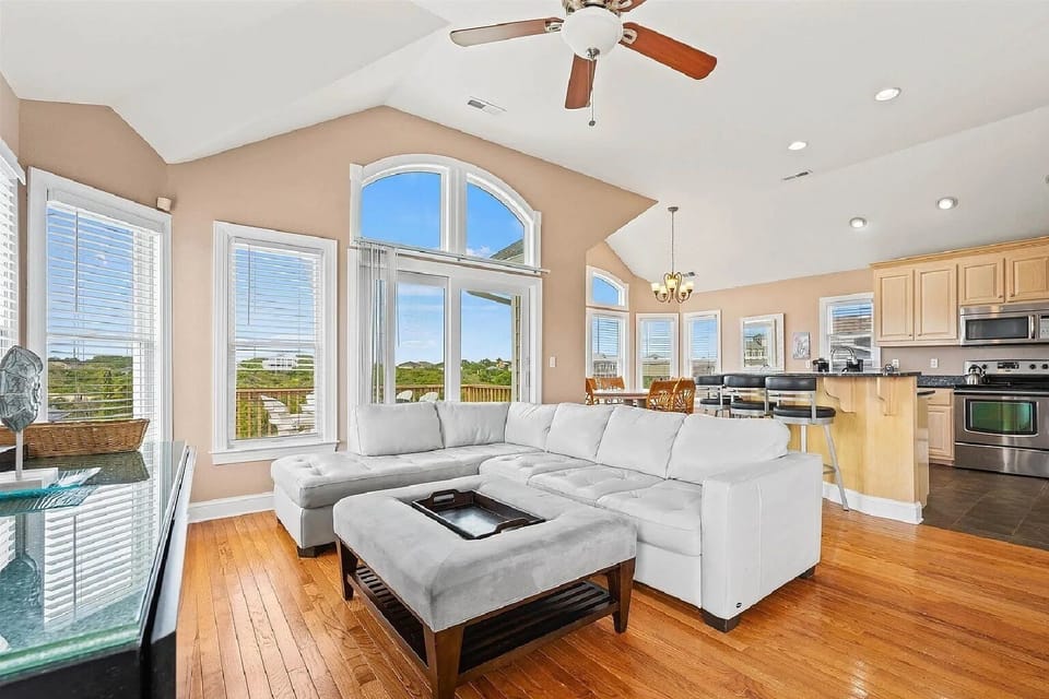 High Ceiling Living Area on Third Level