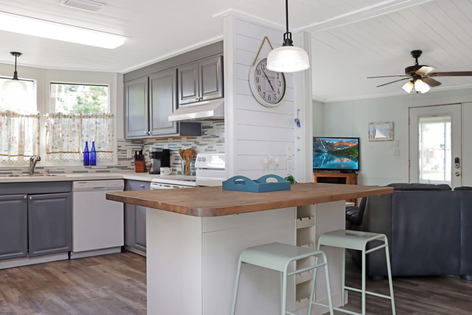 Kitchen and Living Room