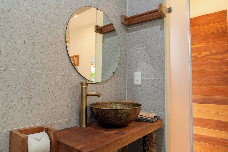 Premier Double Room, Balcony, Mountain View | Bathroom | Shower, eco-friendly toiletries, hair dryer, slippers