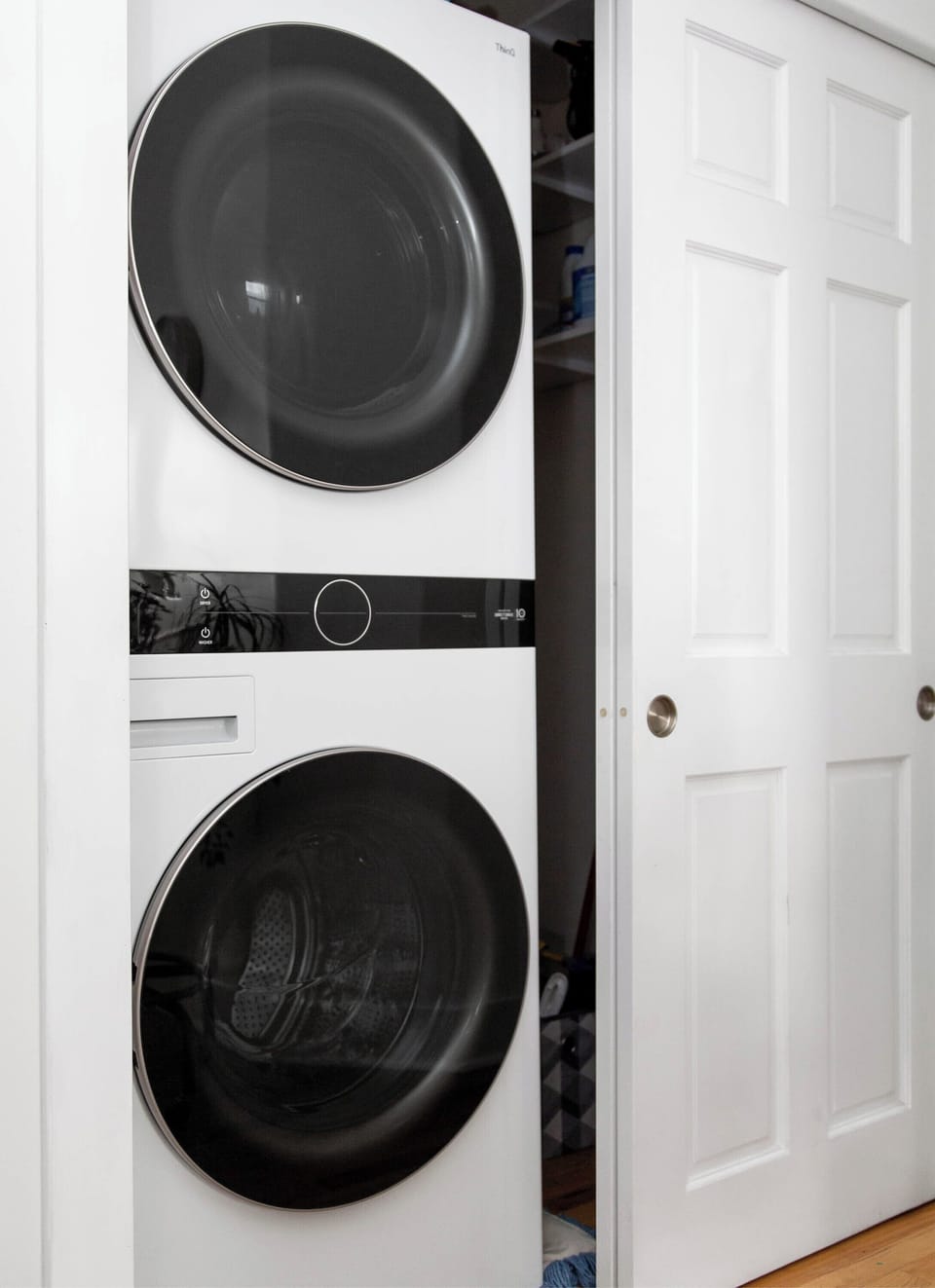 In unit washer and dryer