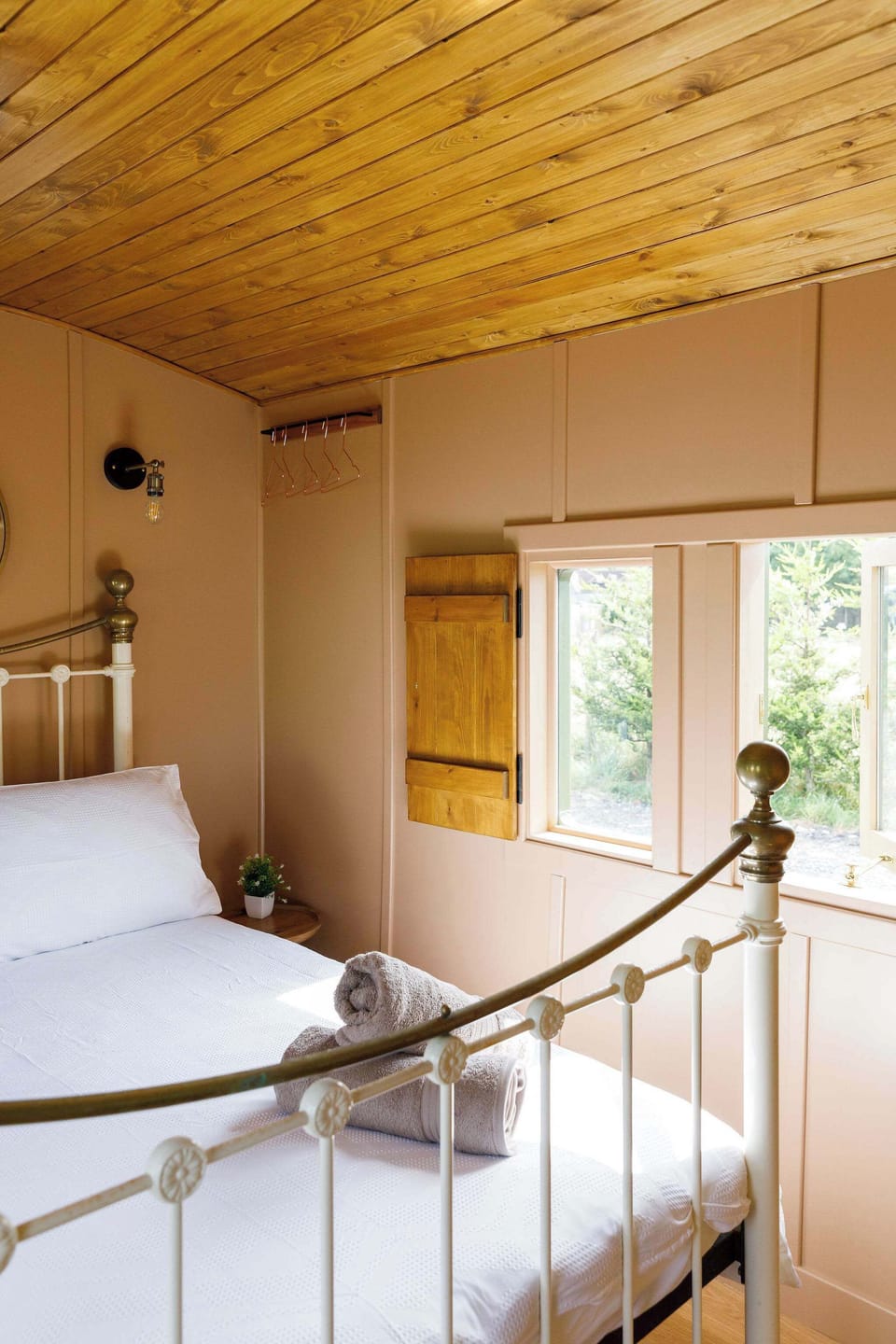 Wake up to peaceful countryside.