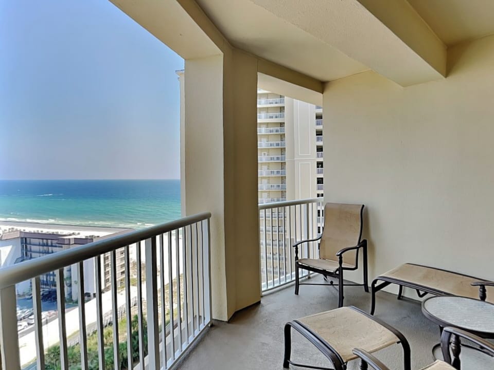 Large Balcony with Gulf View