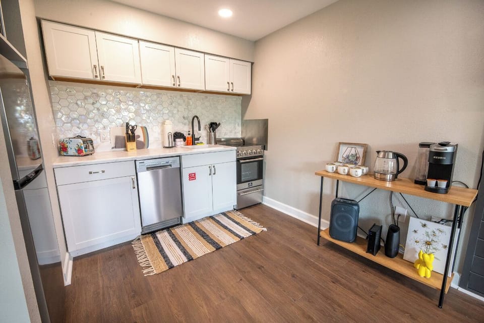 Adventure Lodge's fully equipped kitchen