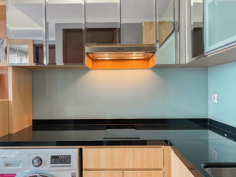 Apartment | Private kitchen | Fridge, microwave, stovetop, rice cooker