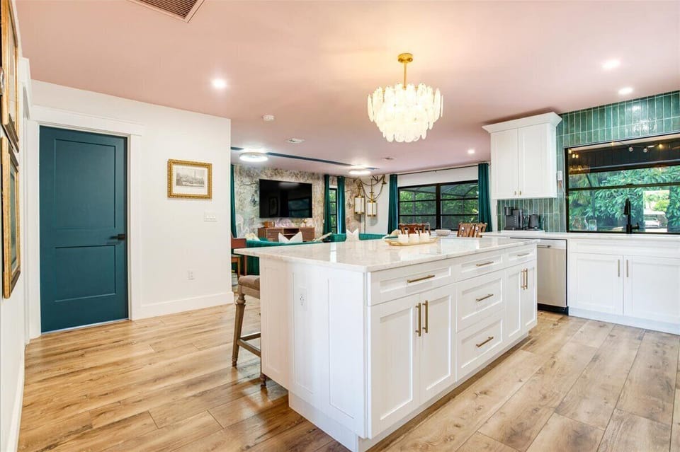 Stay connected with family activities while preparing meals