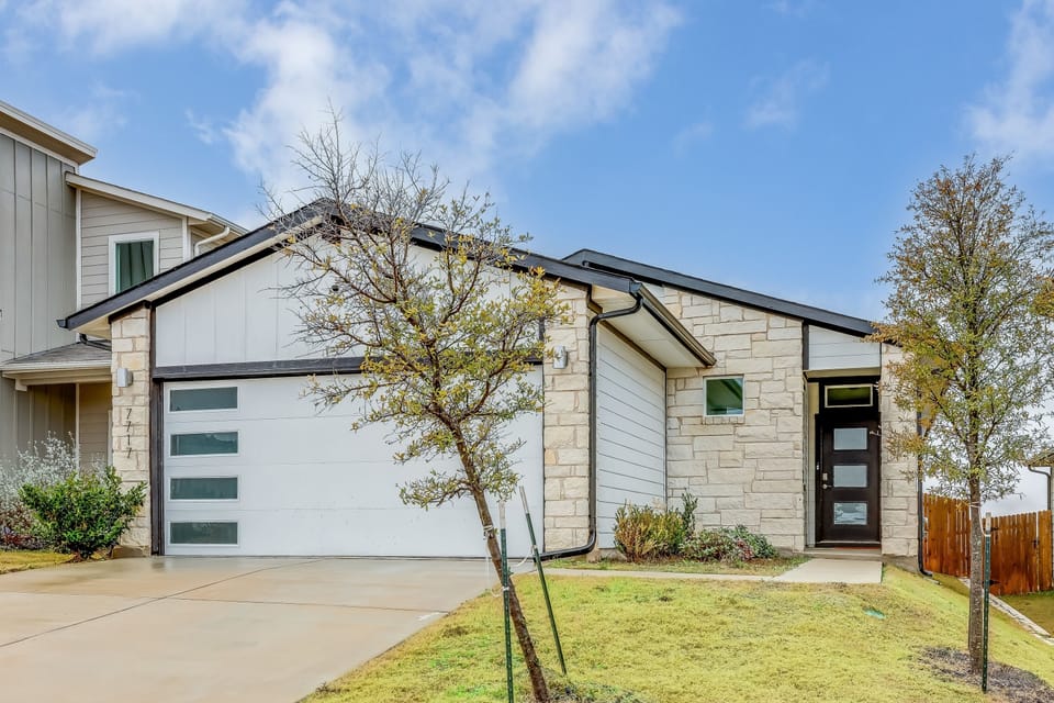 Cute, newly built home with plenty of parking available..