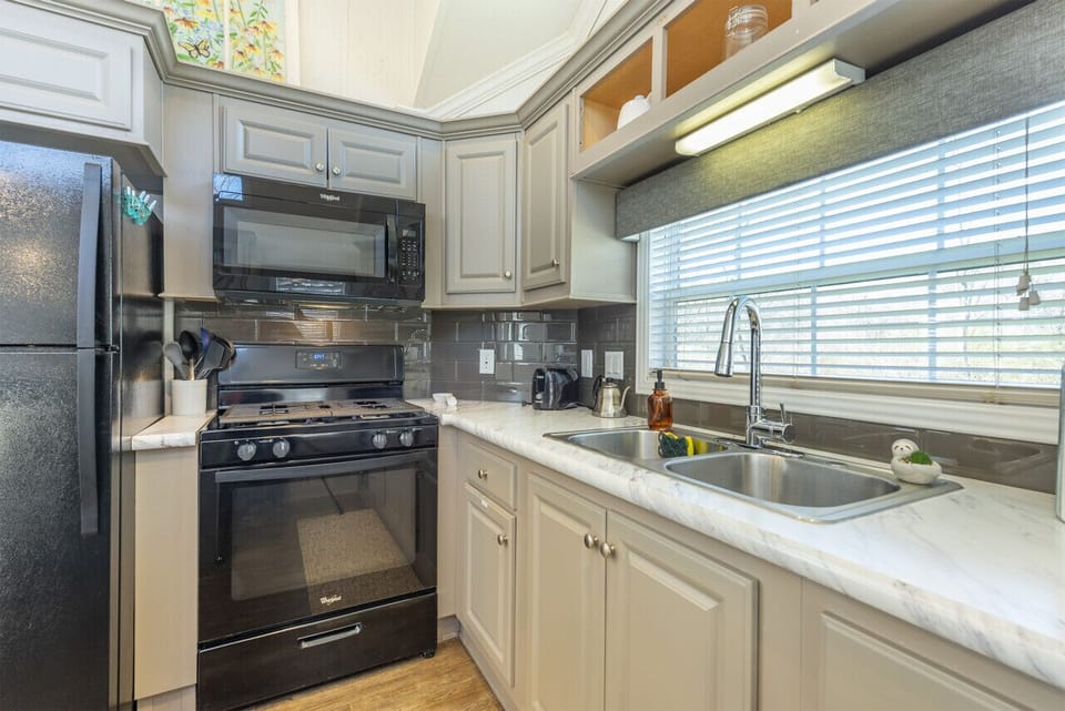The kitchen has everything you need to whip up an epic meal
