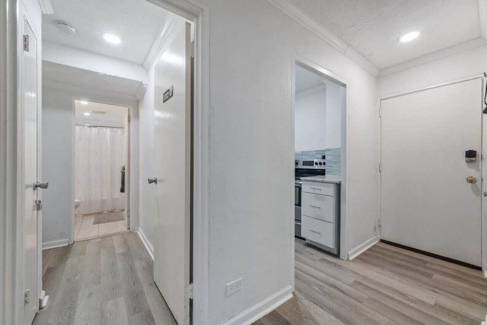 Compact comfort: our studio unit combines style and convenience for a cozy, modern stay.