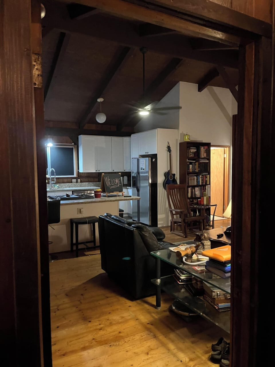 View inside from front door