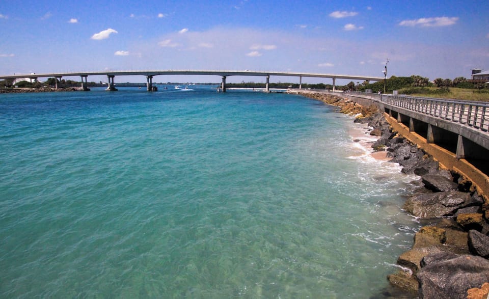Sebastian Inlet State Park offers swimming, boating, pier fishing, camping & more! ~15 min