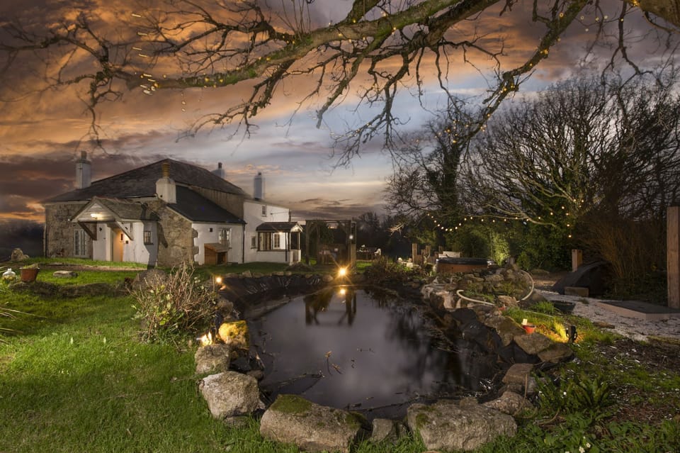 View of property from the garden - Worvas Counthouse