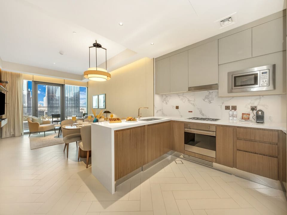 Fully Equipped Modern Kitchen and dining