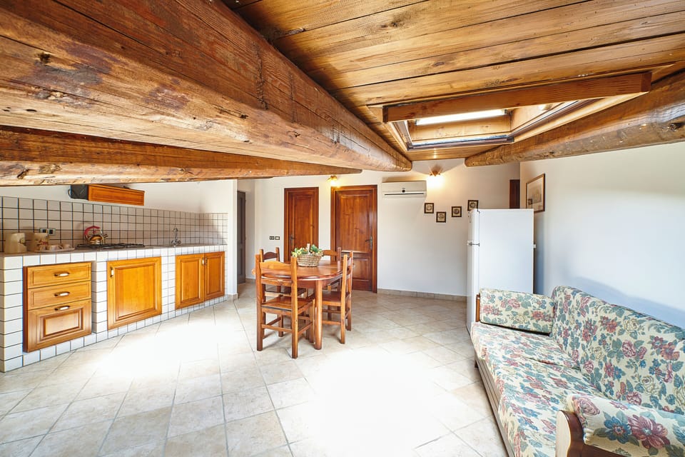 Apartment | Private kitchen | Mini-fridge, highchair