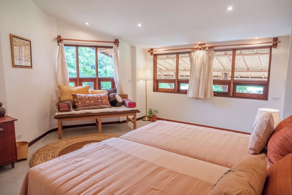 Classic Double or Twin Room, Garden View | Desk, laptop workspace, iron/ironing board, free WiFi