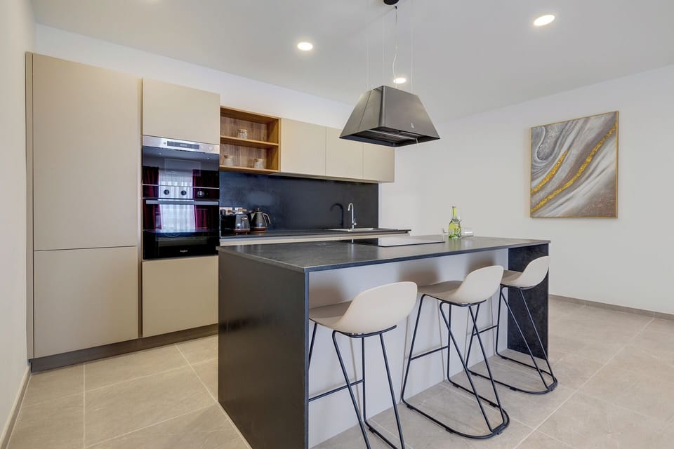 Oven, dishwasher, cookware/dishes/utensils