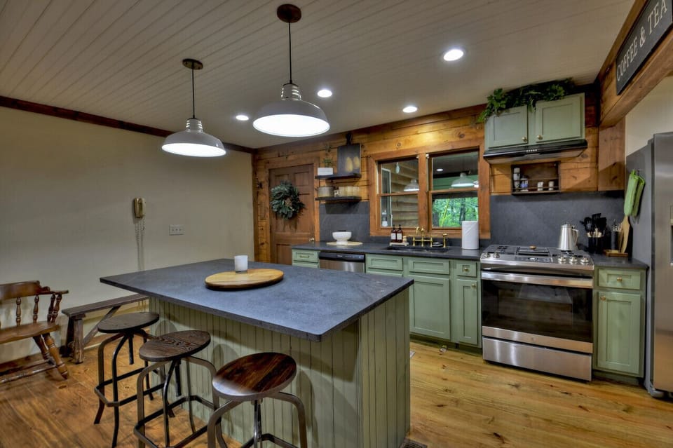 Modern fully equipped kitchen