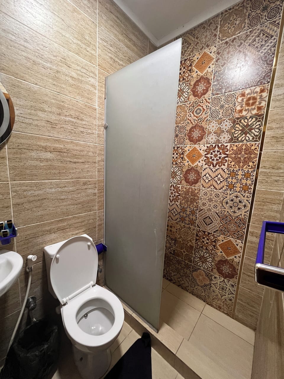 Luxury Twin Room, Pyramids View | Bathroom | Shower, hair dryer, slippers, bidet