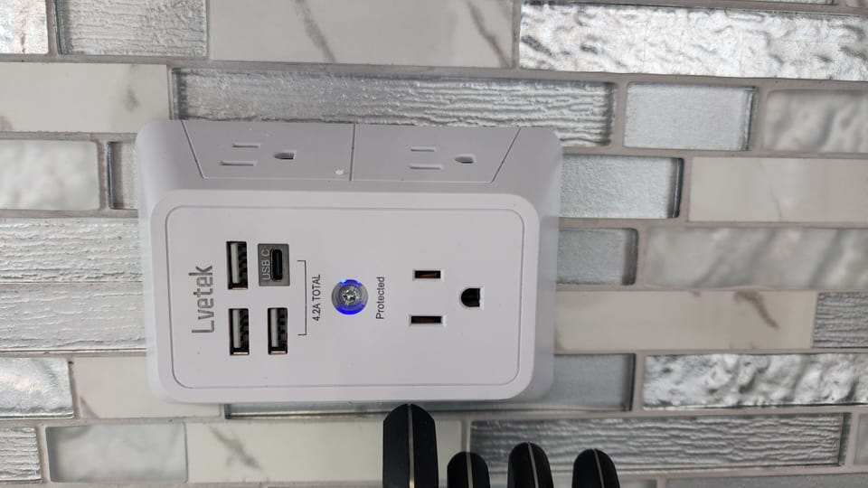 USB Charging Outlets.