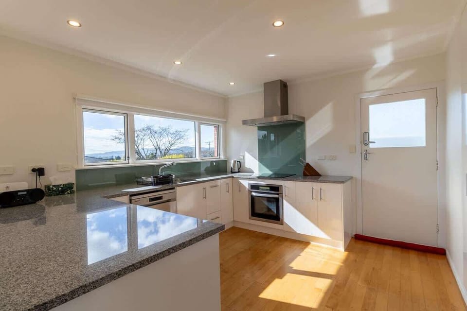 Well stocked kitchen - filled with sunlight