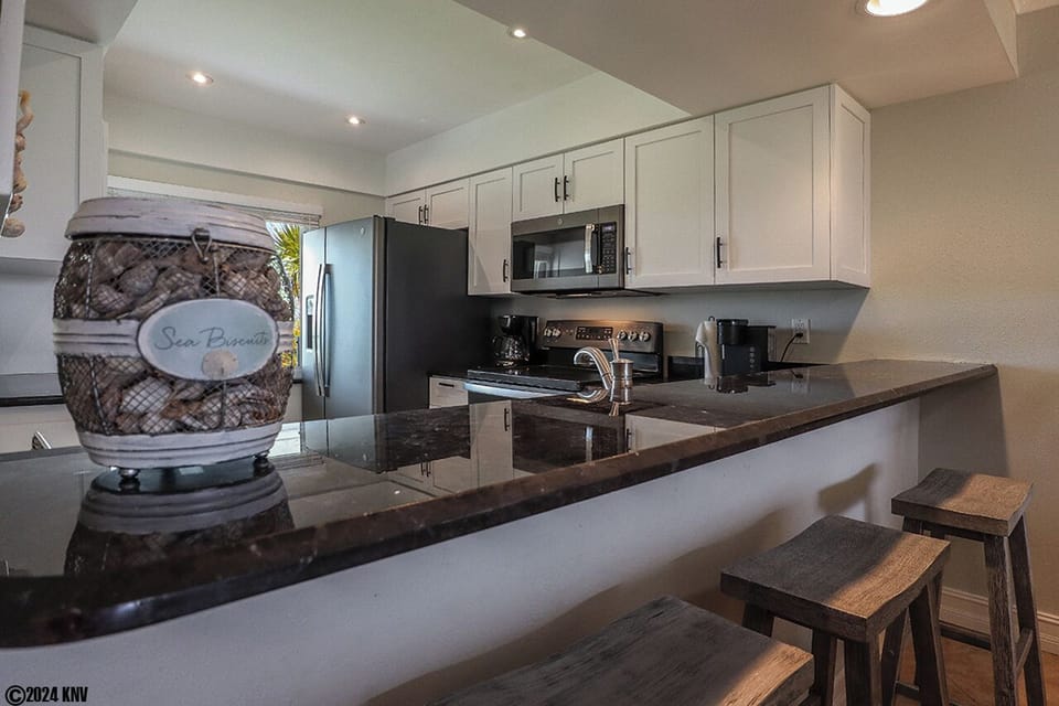 Breakfast Bar with granite countertop
