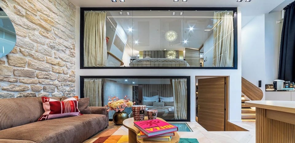 Living Room with Sofa Bed