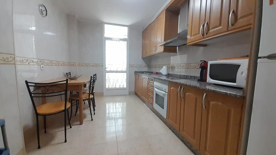 Apartment | Private kitchen | Fridge, microwave, oven, stovetop