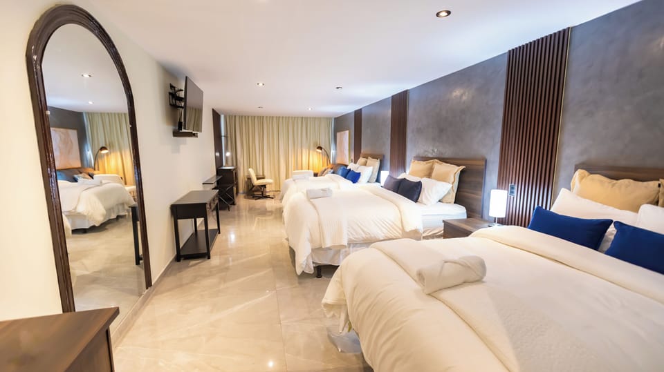 Luxury Suite, Pool View | Premium bedding, desk, laptop workspace, WiFi (free)