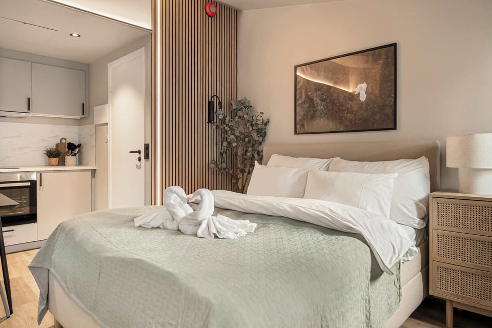 Thoughtfully designed bedroom blending comfort and functionality