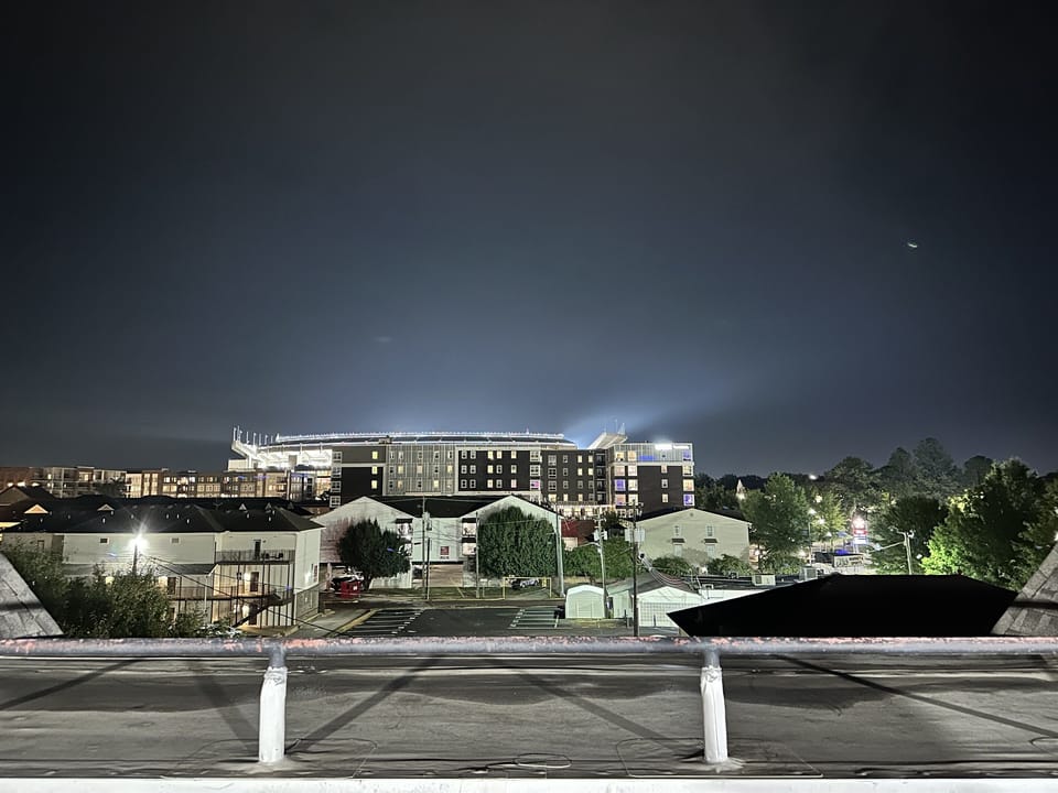 Enjoy this view of Bryant-Denny Stadium from the rooftop terrace!