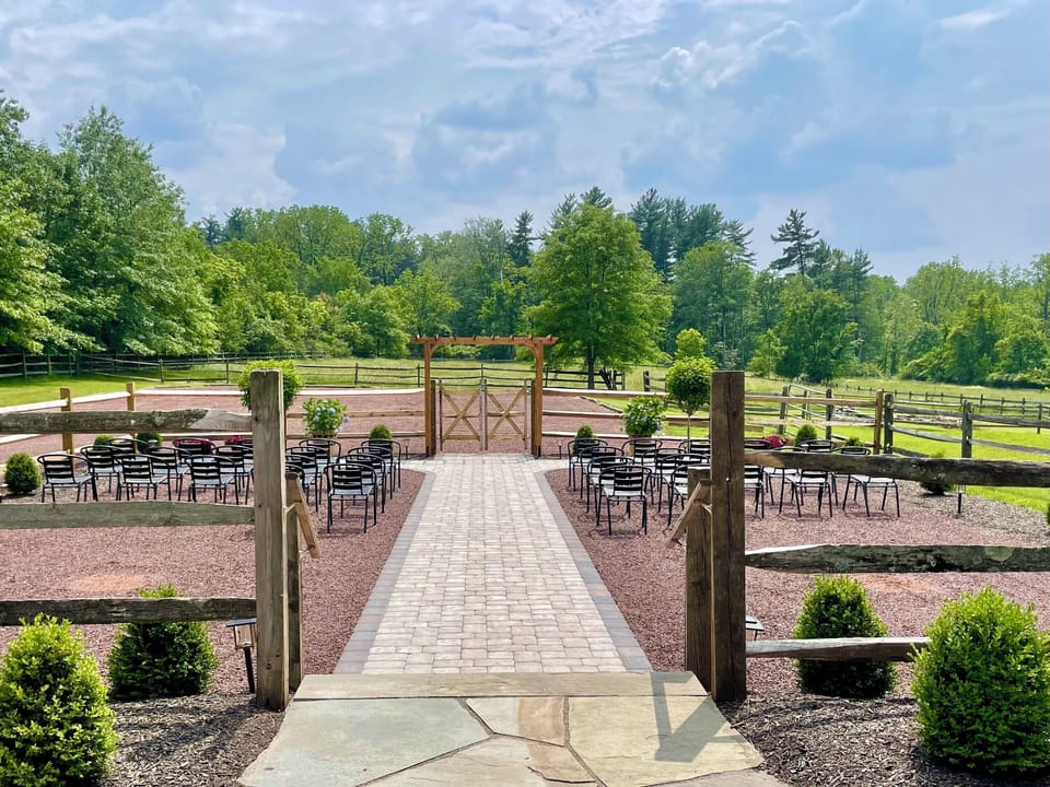 Firepit area/ outdoor ceremony