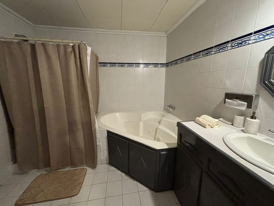 Exclusive Double or Twin Room, Garden View | Bathroom | Hair dryer, towels, soap, shampoo
