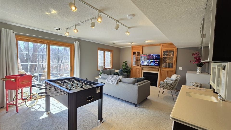 Lower level living room