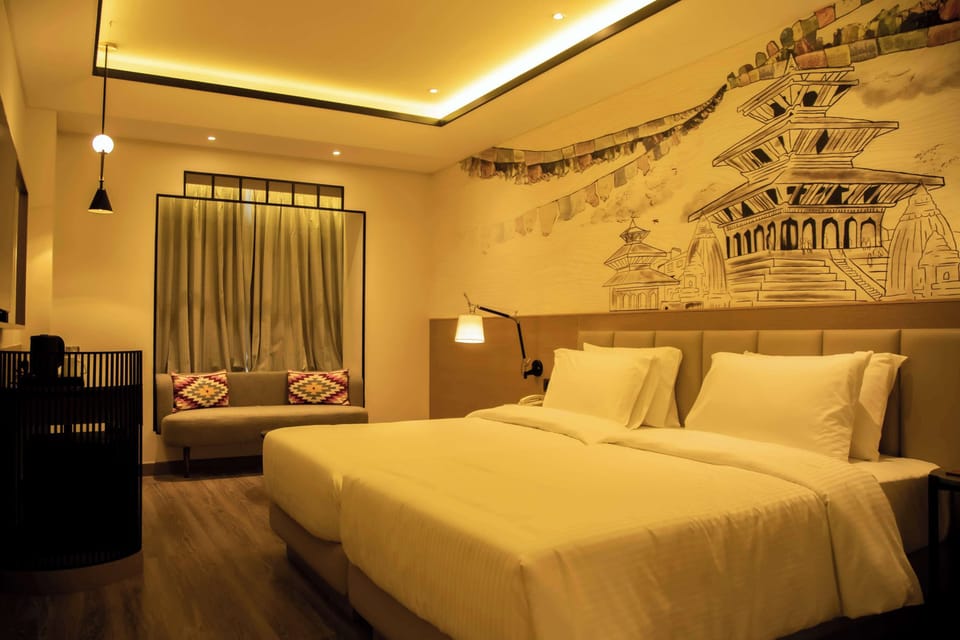 Deluxe Room, 2 Twin Beds | Minibar, in-room safe, blackout drapes, iron/ironing board