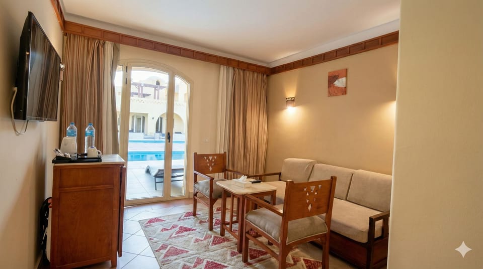 Moonlight Swim-up Suite | Minibar, free WiFi, bed sheets