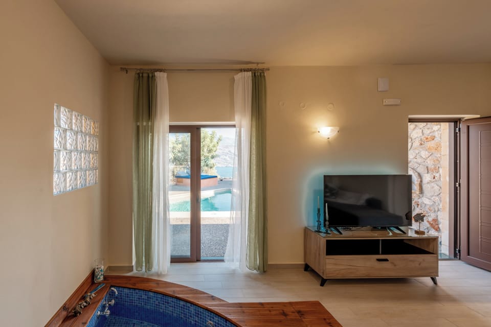 Take a moment to relax and enjoy the heated spa whirlpool.