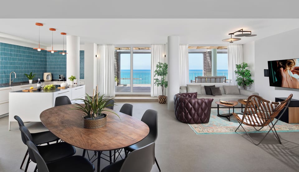 This area is entirely private and reserved for guests of the Penthouse only