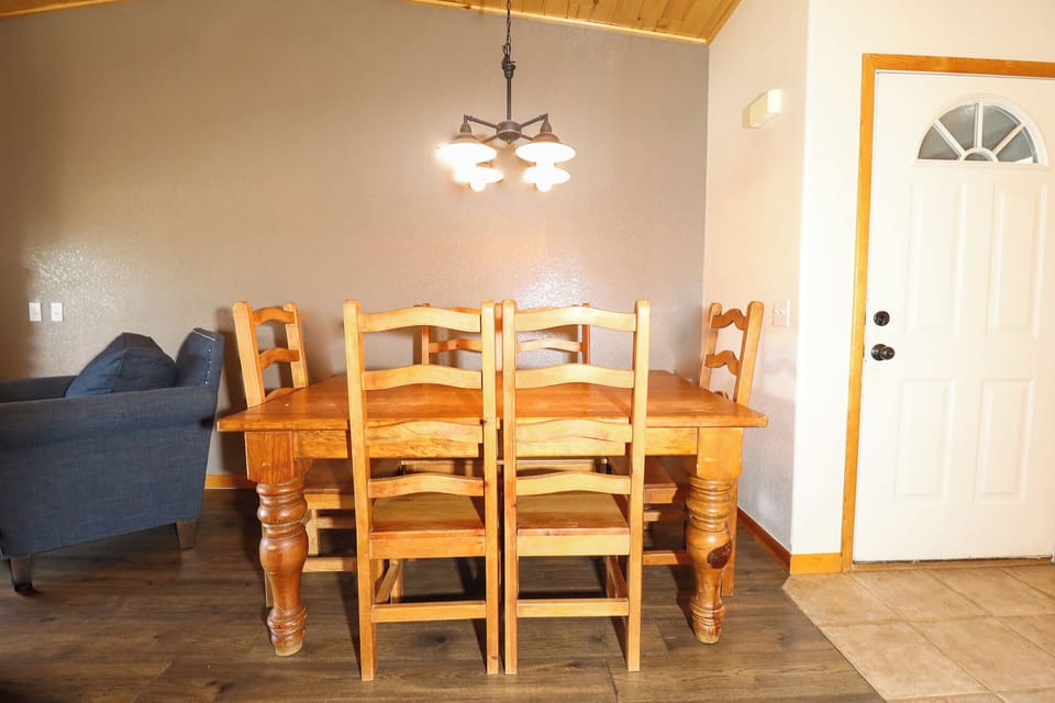 Dining Seating and Front Door