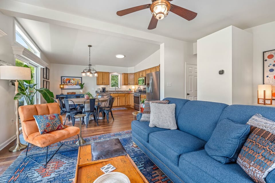 Relax and unwind in our cozy living room