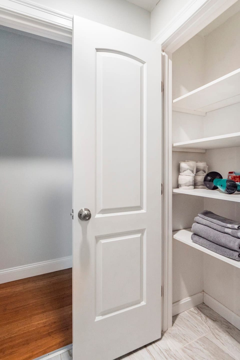 We keep the bathroom stocked with anything you’ll need for your stay