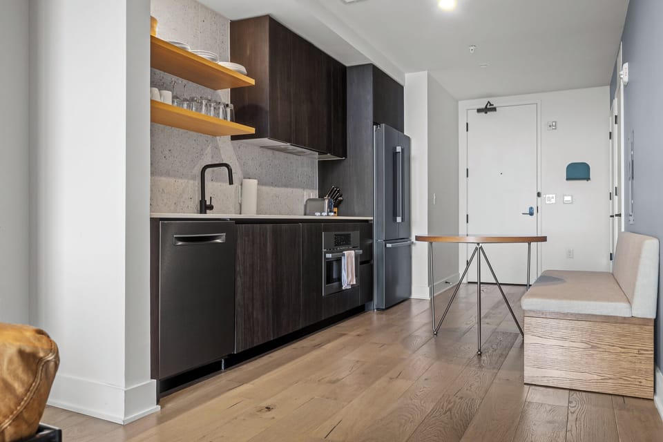 Condo, 1 King Bed with Sofa bed, City View | Private kitchen | Coffee/tea maker, electric kettle