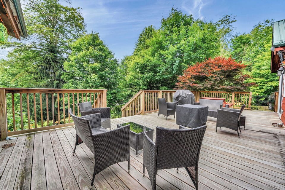 enjoy a quiet dinner grilling out