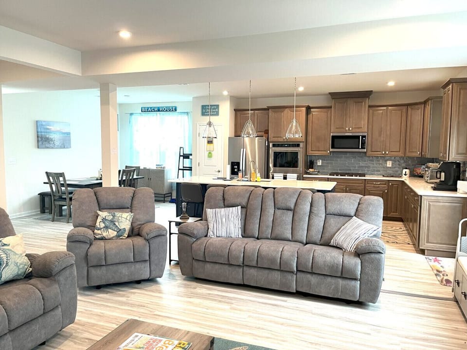 Open plan living space