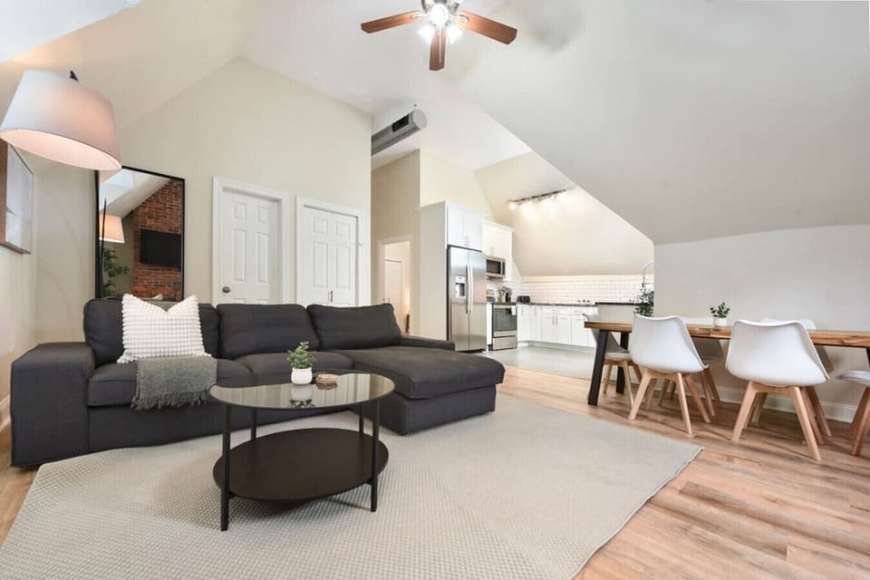 Open Concept Living/Dining Area - Unit 3